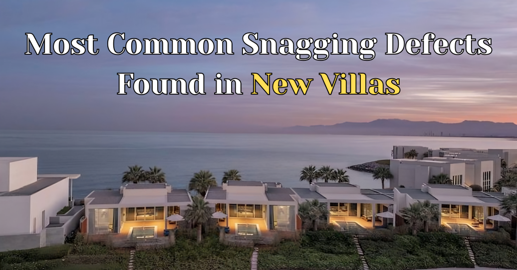Most Common Snagging Defects Found in New Villas