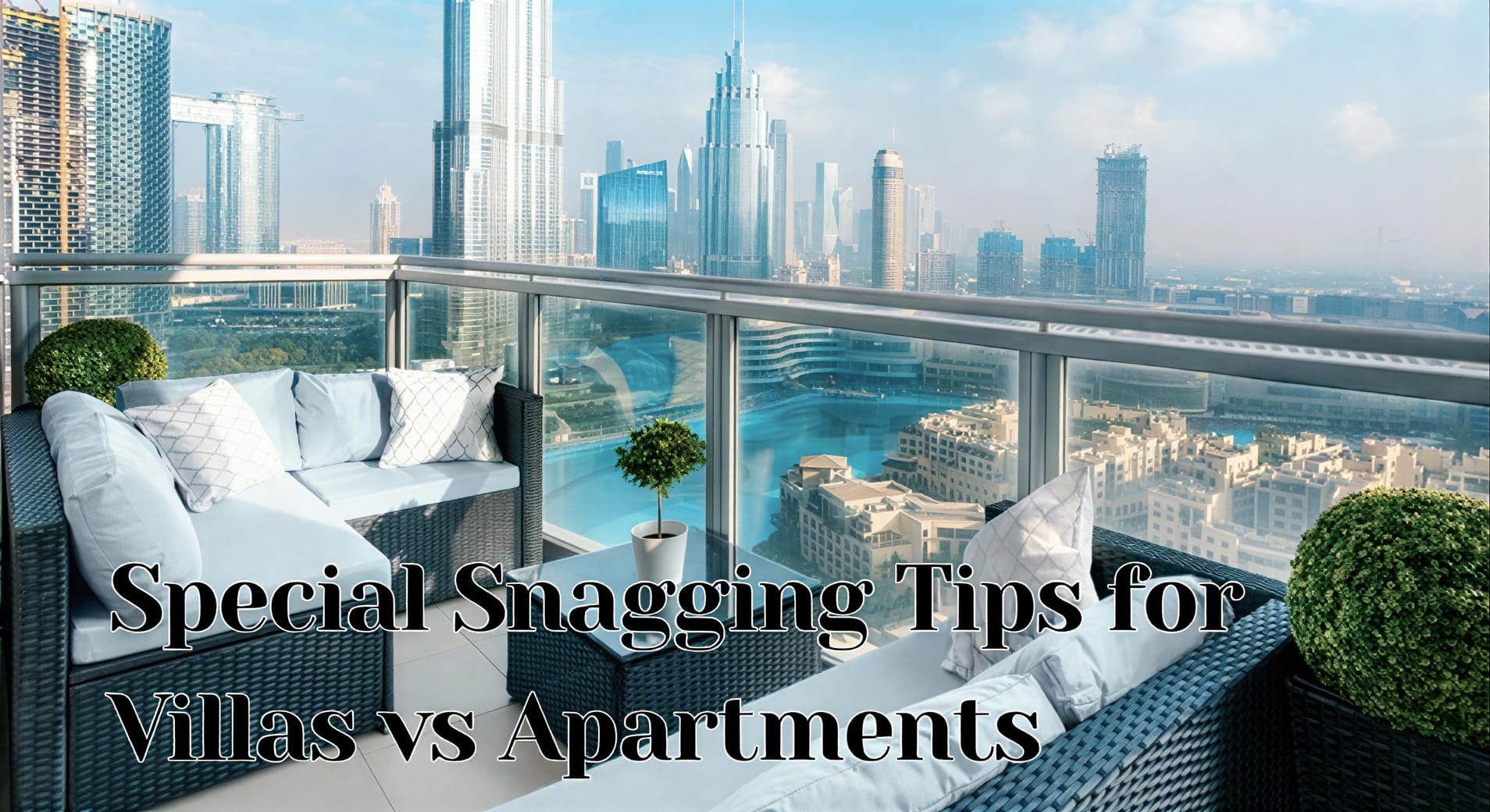 Special Snagging Tips for Villas vs Apartments