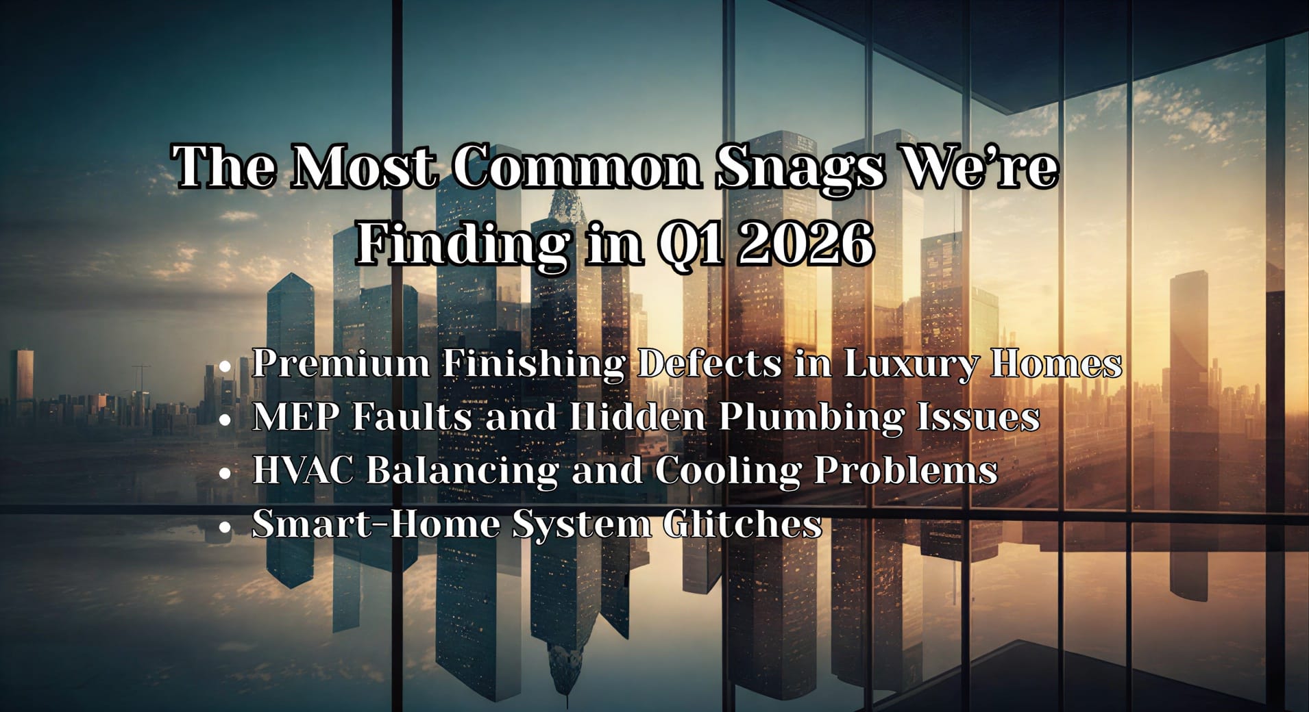 The Most Common Snags We’re Finding in Q1 2026